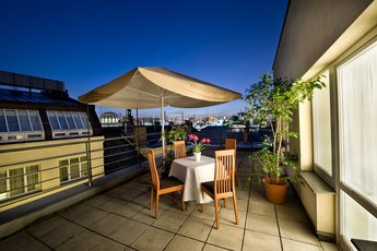 Hotel Ramada Prague City Centre**** - terrace at the executive suite no. 607