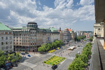 Hotel Ramada Prague City Centre**** - view of Wenceslas Square