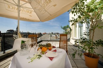 Hotel Ramada Prague City Centre**** - terrace at the executive suite no. 607